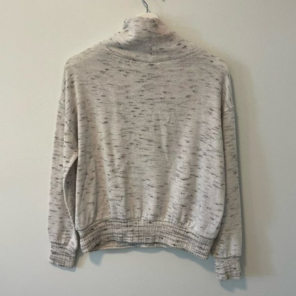 Anthropologie Grey Mock/Cowl Neck Sweater - Picture 7 of 11